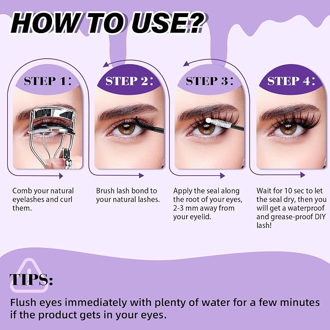 B&Q Lash Bond and Seal Waterproof Lash Cluster Glue