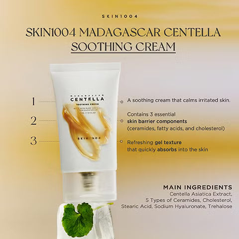 SKIN1004 Madagascar Centella Soothing Cream, 30ml