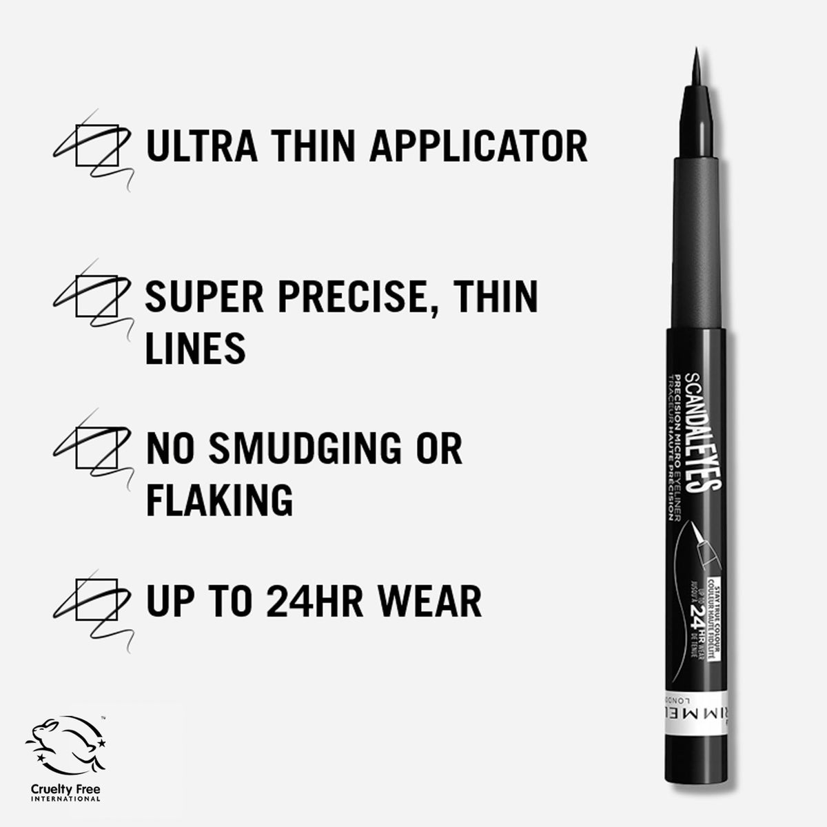 Rimmel London Scandal'Eyes Waterproof Liquid Eyeliner