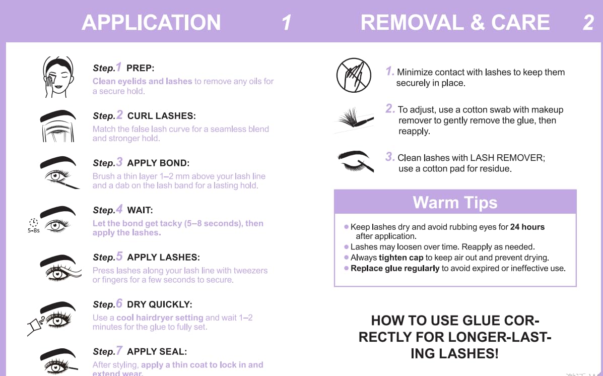 B&Q Lash Bond and Seal Waterproof Lash Cluster Glue