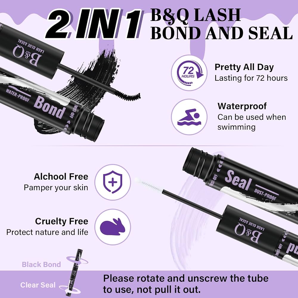 B&Q Lash Bond and Seal Waterproof Lash Cluster Glue