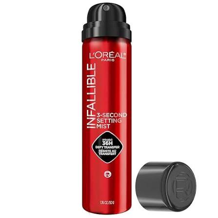 L'Oreal Paris Setting Spray, Infallible Setting Mist, up to 36hr Wear, 150ml